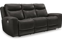 mindanao storm power leather reclining sofa   