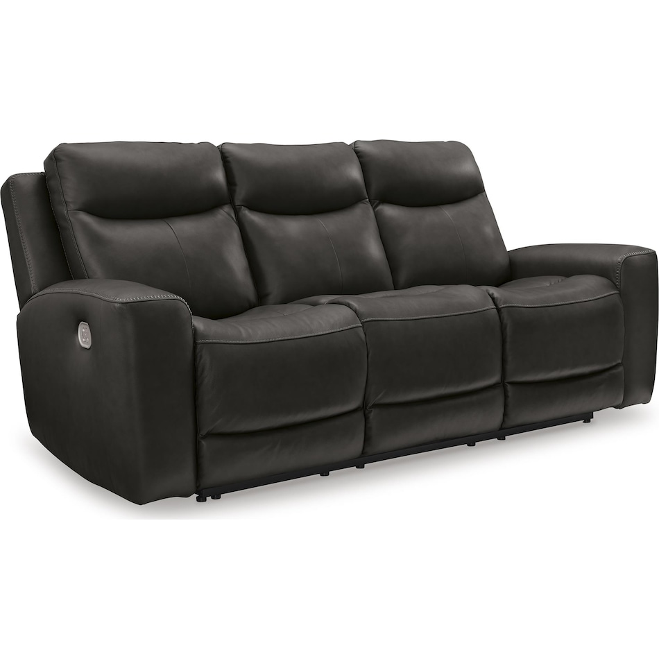 mindanao storm power leather reclining sofa   