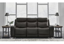 mindanao storm power leather reclining sofa   