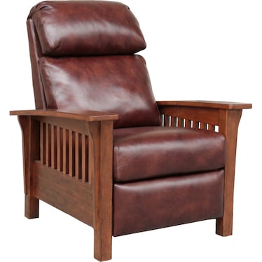 MISSION LEATHER RECLINER