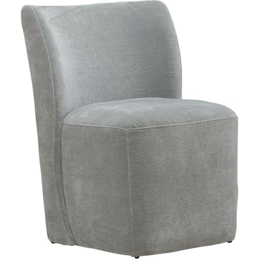 BANNON UPHOLSTERED CASTER DINING CHAIR