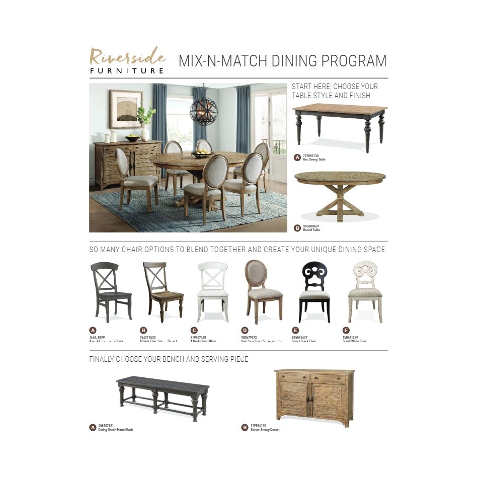 mix n match side chair   