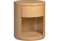 modena youth natural nightstand   