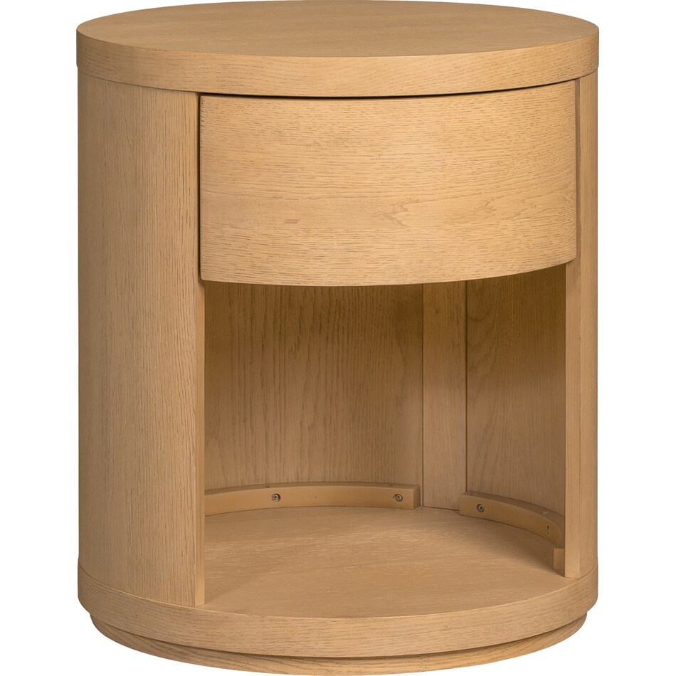 modena youth natural nightstand   
