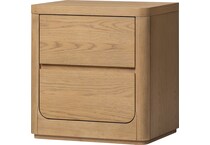 modena youth natural nightstand   