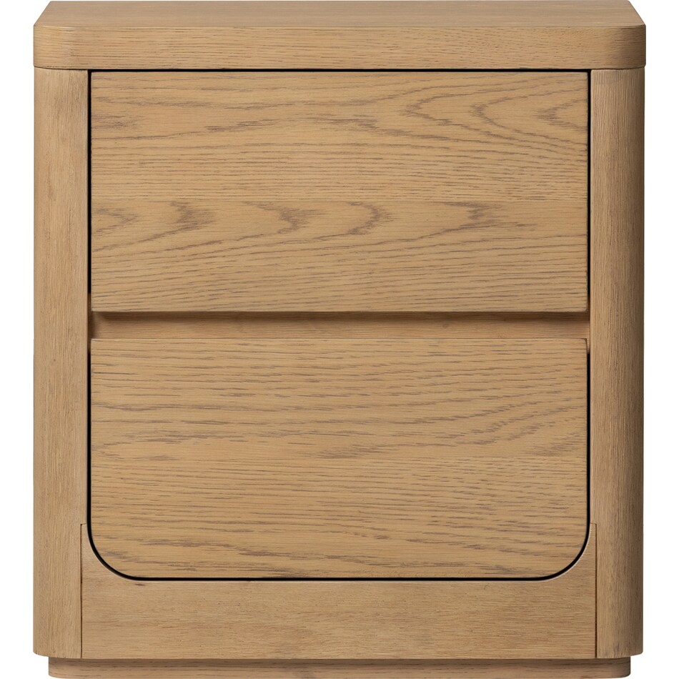 modena youth natural nightstand   