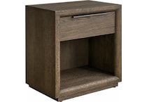 modern  sable nightstand   