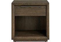 modern  sable nightstand   