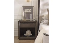 modern  sable nightstand   