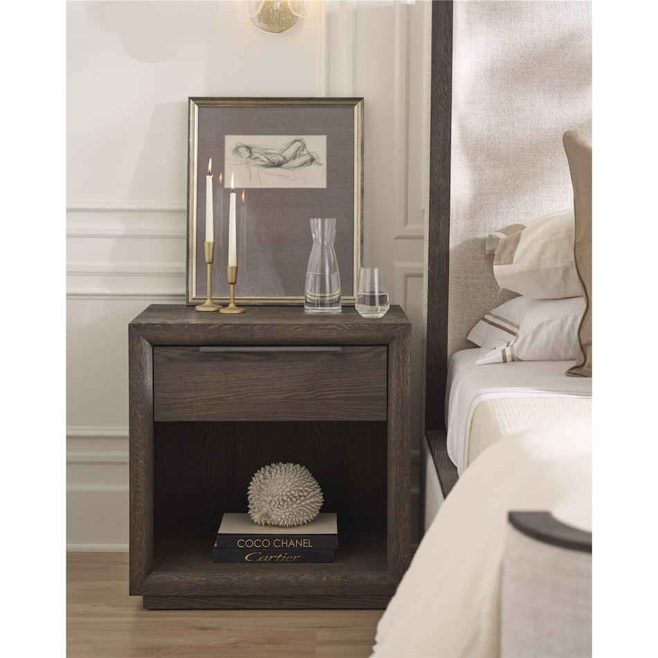 modern  sable nightstand   