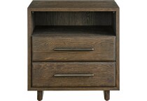 modern  sable nightstand   