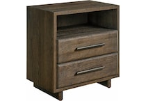 modern  sable nightstand   
