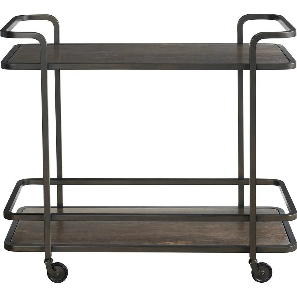 modern  smoked bronze accent table   