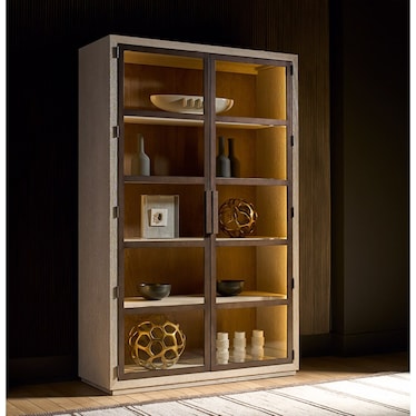 MODERN MIST DISPLAY CABINET