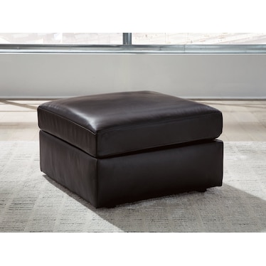 MODMAX II LEATHER OVERSIZED OTTOMAN