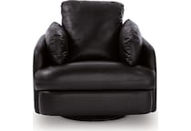 modmax ii black leather recliner   