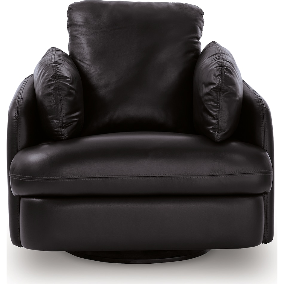 modmax ii black leather recliner   