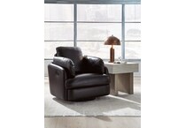 modmax ii black leather recliner   
