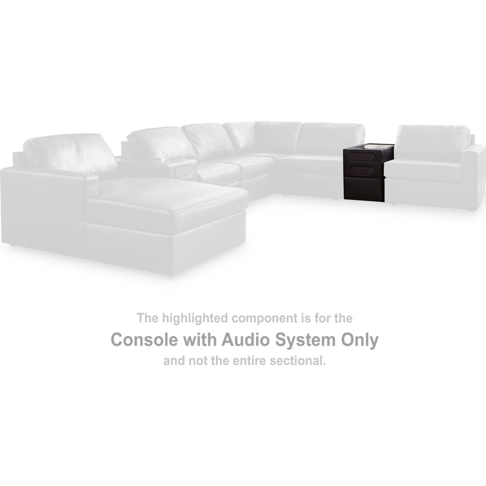 modmax ii black lthr console   