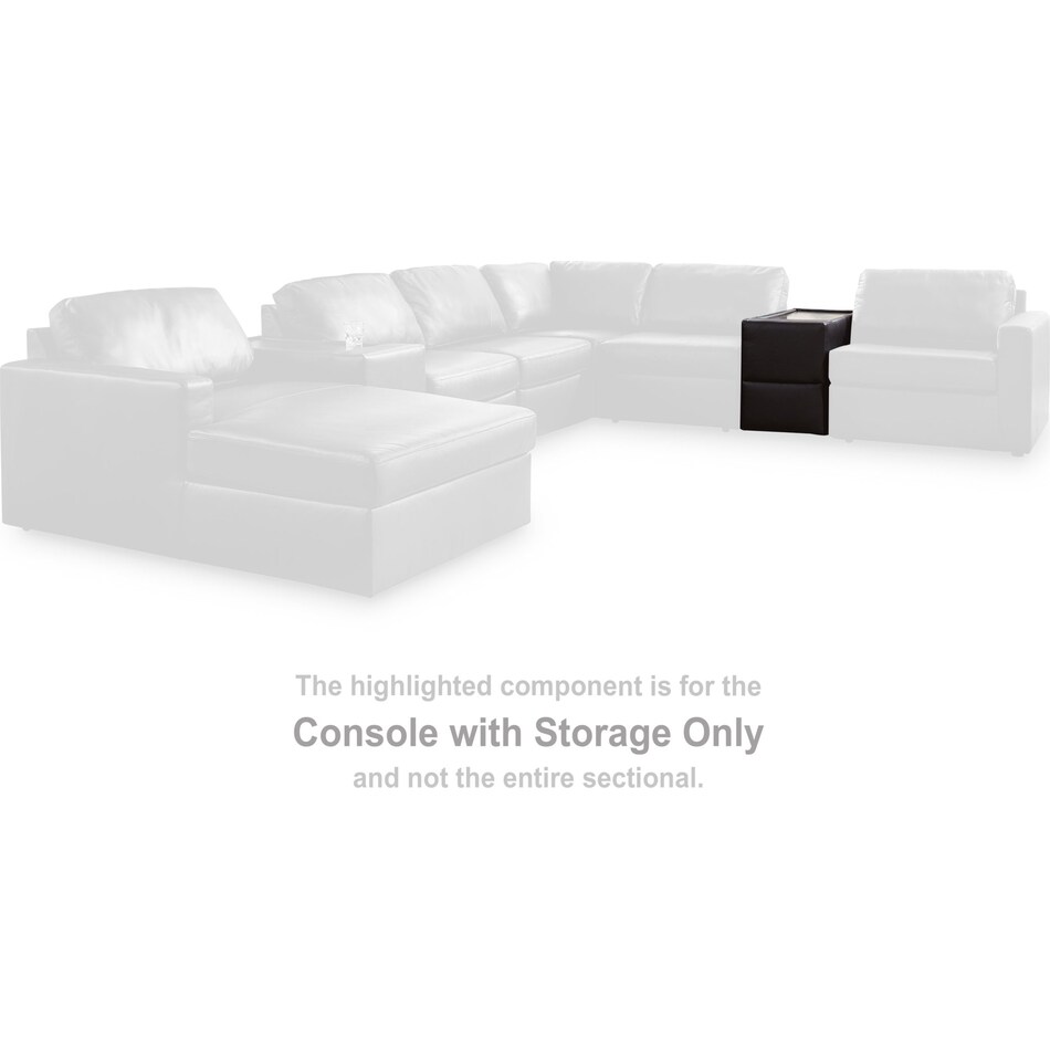 modmax ii black lthr console   