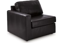 modmax ii black lthr laf chair   
