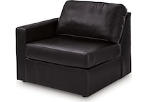 modmax ii black lthr laf chair   
