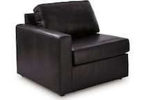 modmax ii black lthr laf chair   
