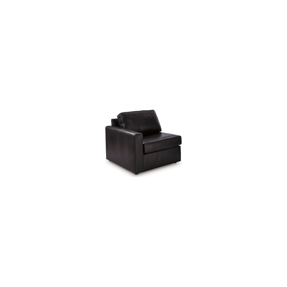 modmax ii black lthr laf chair   