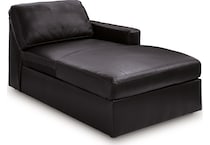 modmax ii black lthr raf chaise   