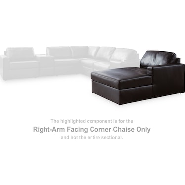 MODMAX II LEATHER CORNER CHAISE