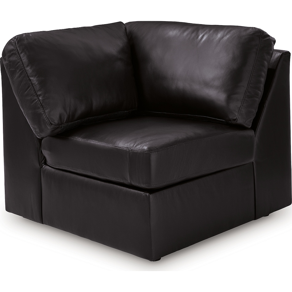 modmax ii black lthr wedge corner   