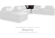 modmax ii black lthr wedge corner   