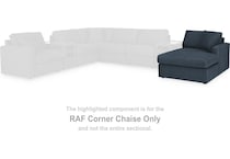modmax blue raf chaise   