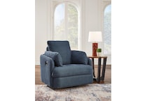 modmax blue recliner   