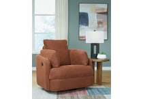 modmax brown swivel glider recliner   