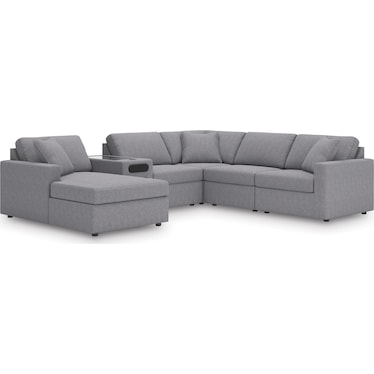 MODMAX 6-PC MODULAR SECTIONAL WITH AUDIO