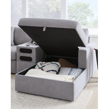 MODMAX RIGHT-ARM FACING CORNER CHAISE WITH STORAGE