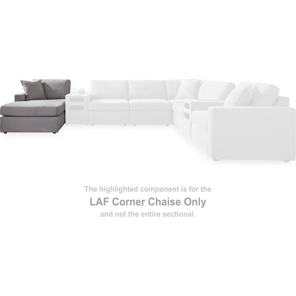 modmax gray laf chaise   