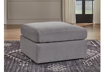 modmax gray ottoman   