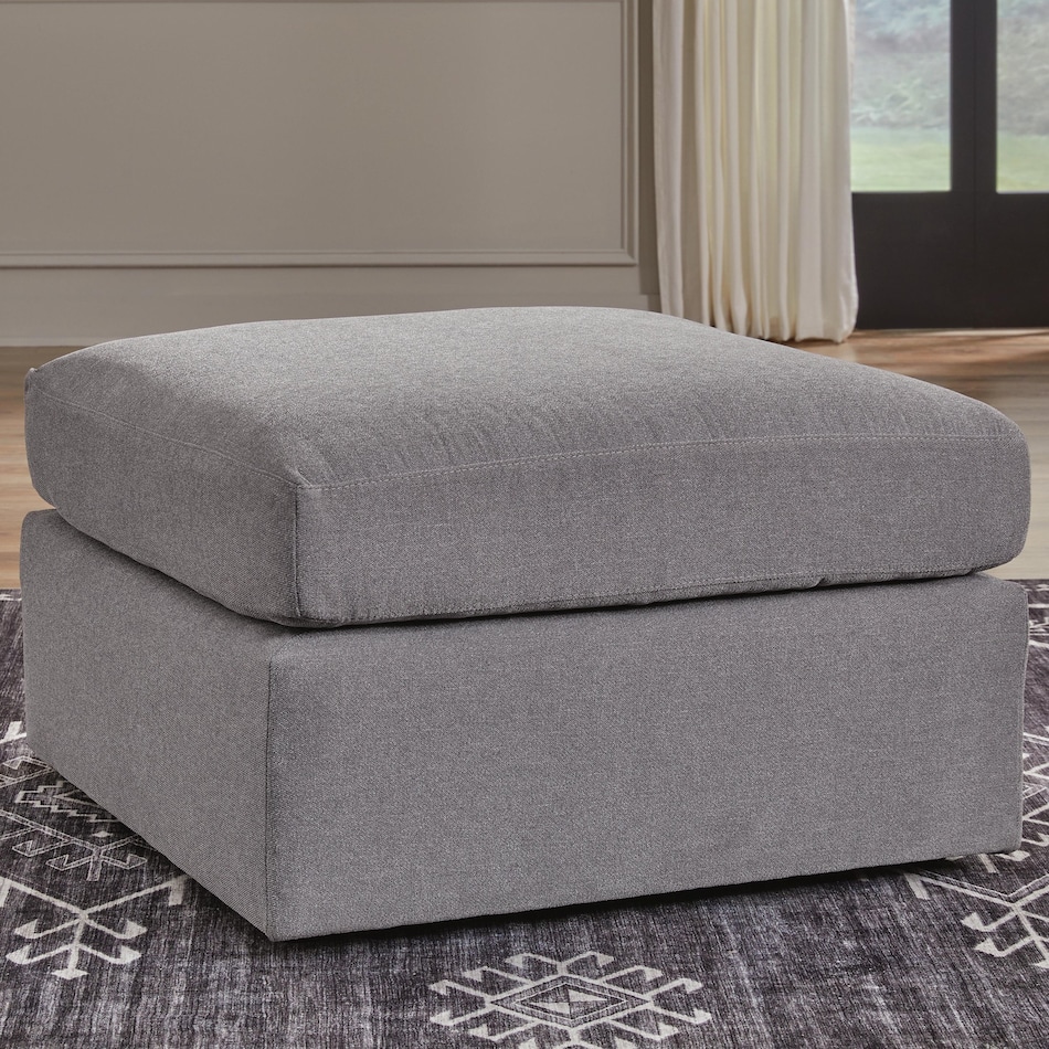 modmax grey ottoman   