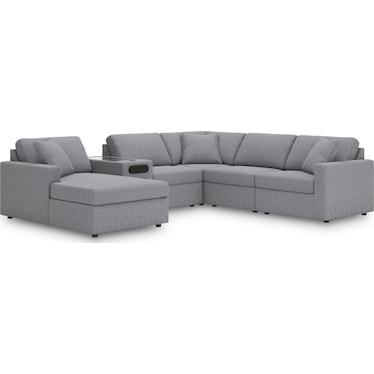 MODMAX 6-PC MODULAR SECTIONAL WITH AUDIO
