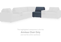 modmax ink armless chair   