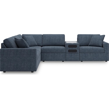 MODMAX 6-PIECE MODULAR SECTIONAL WITH AUDIO CONSOLE