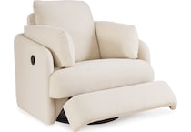 modmax oyster swivel glider recliner   