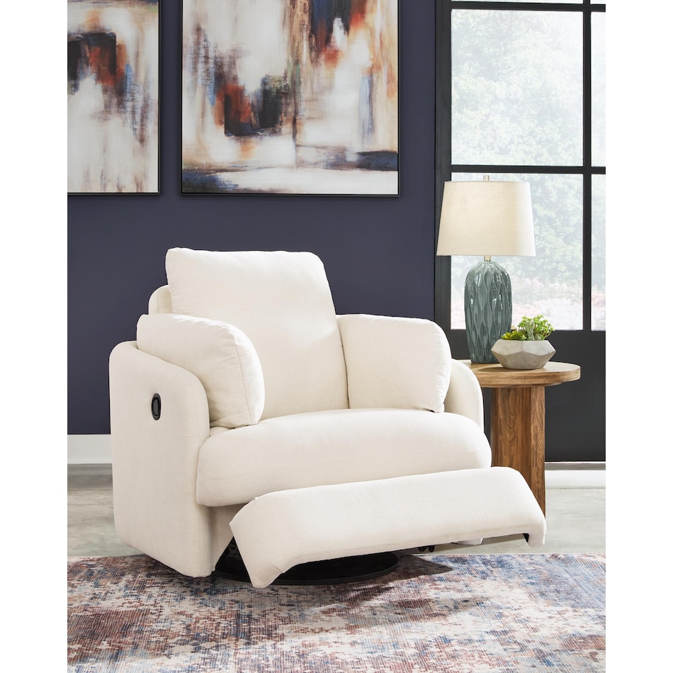 modmax oyster swivel glider recliner   