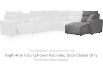 modmax pwr raf recl chaise   