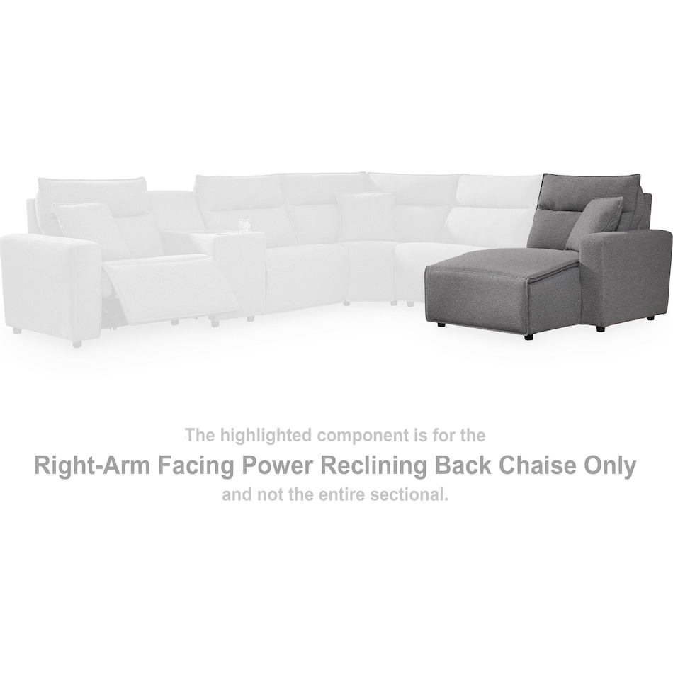 modmax pwr raf recl chaise   