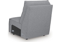 modmax salt and pepper armless chair   