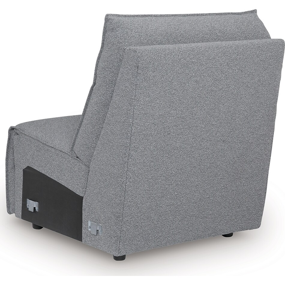 modmax salt and pepper armless chair   