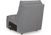 modmax salt and pepper armless chair   